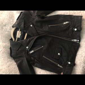 Iro Ebeyna leather jacket as 36